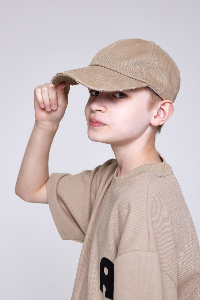 Кепка A-KP57051 (Бежевый, Унив. (3 шт))