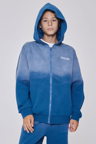 Бомбер B-HDZ35124 (Джинс. синий, 140-170)