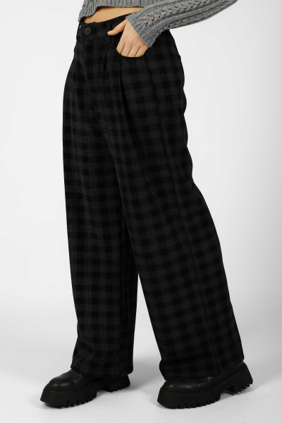 Брюки (черно-белый, 140-170)