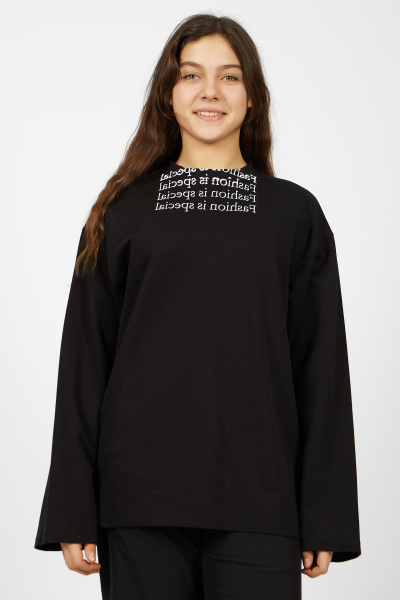 фуфайка B-SW34654 (Черный, 140-170)