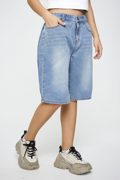 Шорты B-JN35181 (Джинс. синий, 140-170)