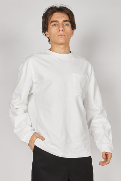 Лонгслив B-SW35274 (Белый, 140-170)