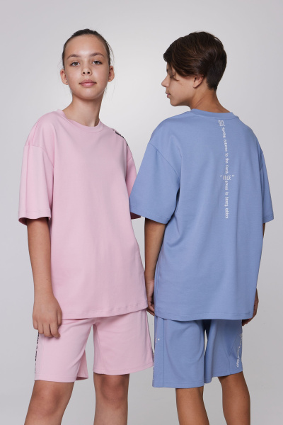 Футболка B-TS35195 (Джинс. синий, 140-170)