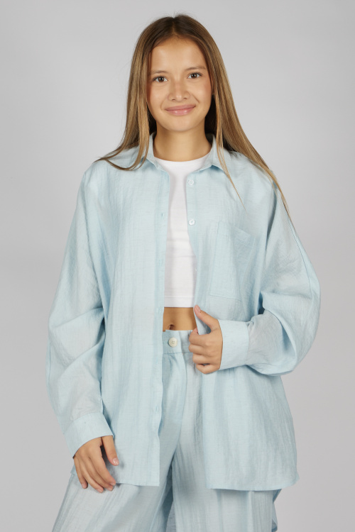 Блузка G-SH26073 Martkin (Голубой, 134)