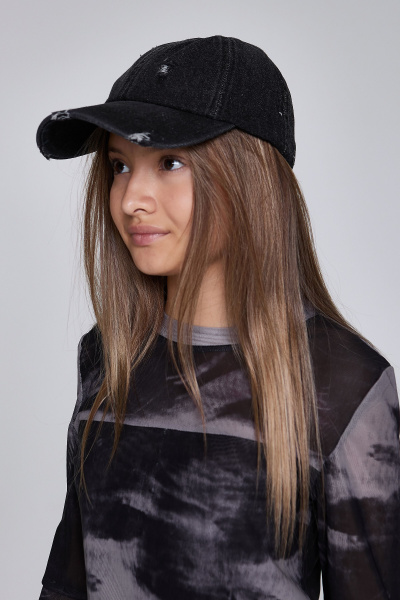 Кепка A-KP57055 (Джинс. черный, Унив. (3 шт))