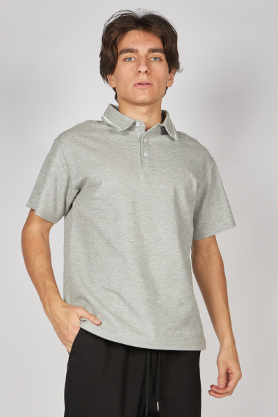 Поло B-PL35250 (Серый, 140-170)