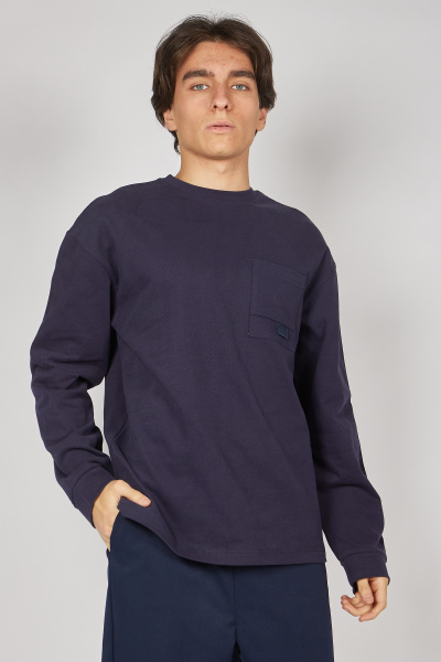 Лонгслив B-SW35274 (Синий, 140-170)