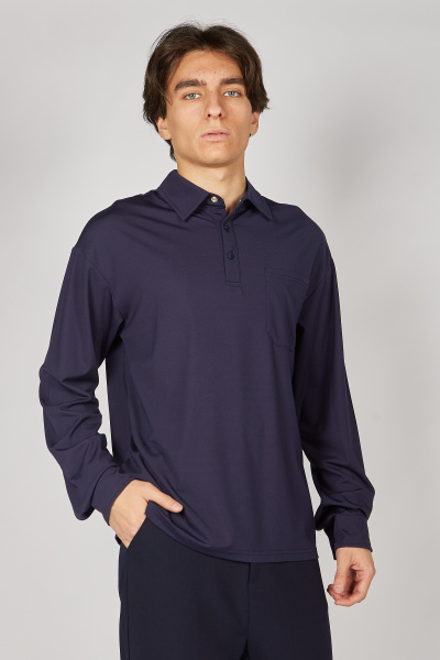 Поло B-PL35242 (Синий, 140-170)