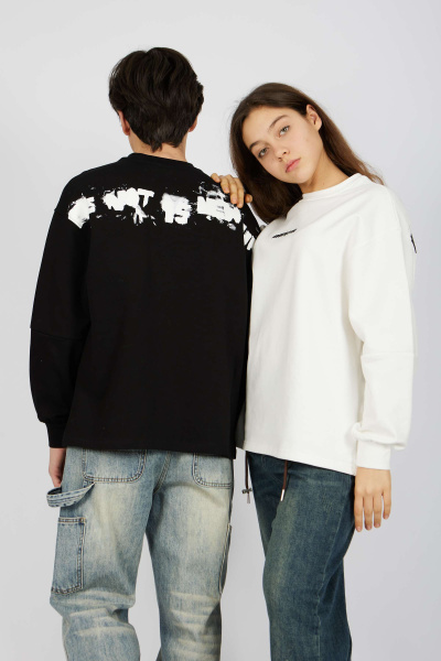 Лонгслив (Черный, 110-134)