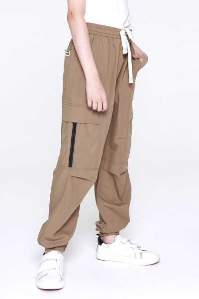 Брюки B-TR35118 (Темно-бежевый, 140-170)