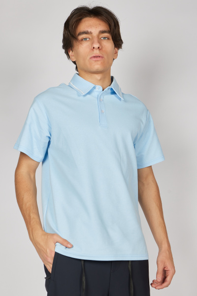 Поло B-PL35250 (Голубой, 140-170)
