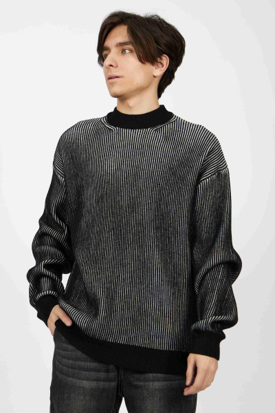 джемпер B-SW34688 (Черный, 140-170)