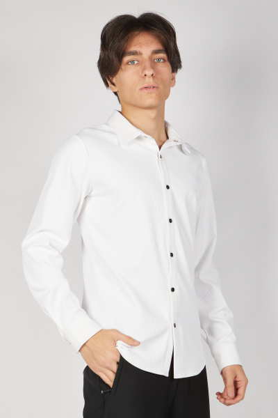 Рубашка B-SH35231 (Белый, 122-134)