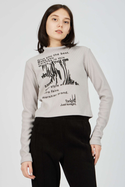 Лонгслив (Серый, 140-170)