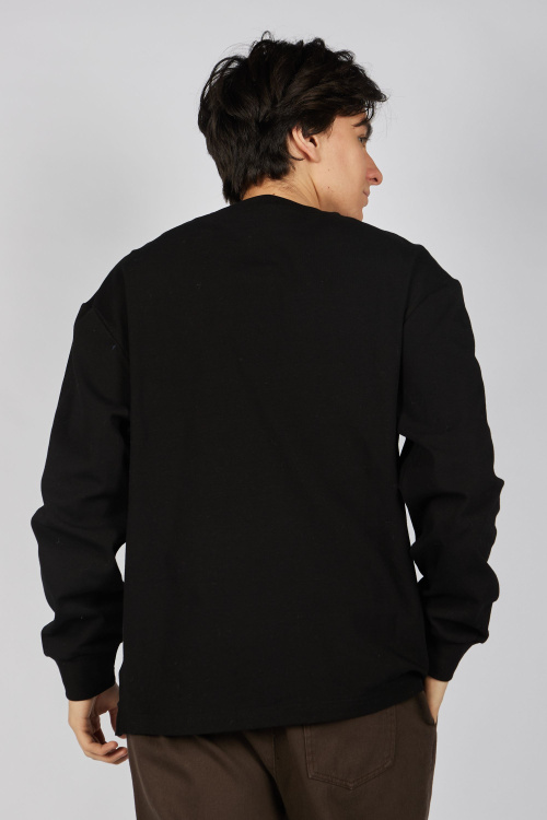 Лонгслив B-SW35460 (Черный, 140-170)