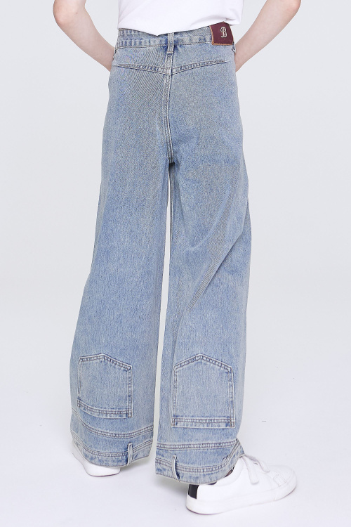 Джинсы B-JN35159 (Джинсовый, 140)