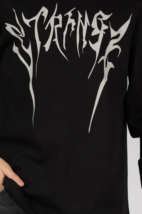 Лонгслив B-SW35444 (Черный, 140-170)