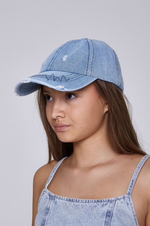 Кепка A-KP57055 (Светло джинсовый, Унив. (3 шт))