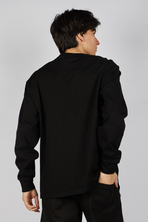 Лонгслив B-SW35444 (Черный, 140-170)
