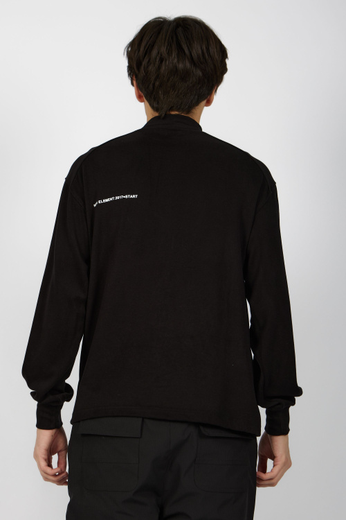 Лонгслив (Черный, 110-134)