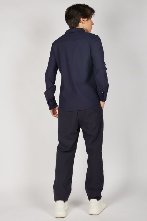 Рубашка B-SH35231 (Синий, 122-134)