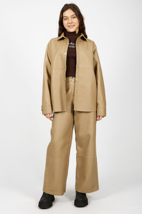 Лонгслив (коричневый, 140-170)