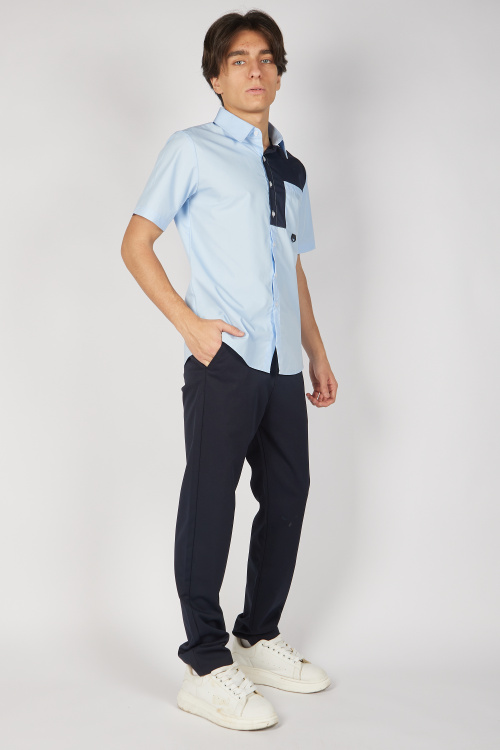 Брюки B-TR35222 (Синий, 140-170)