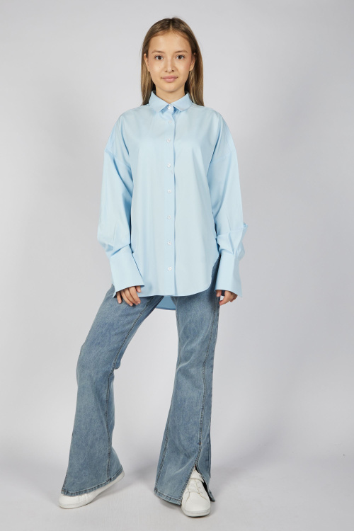 Блузка G-SH25461 (Голубой, 134-164)