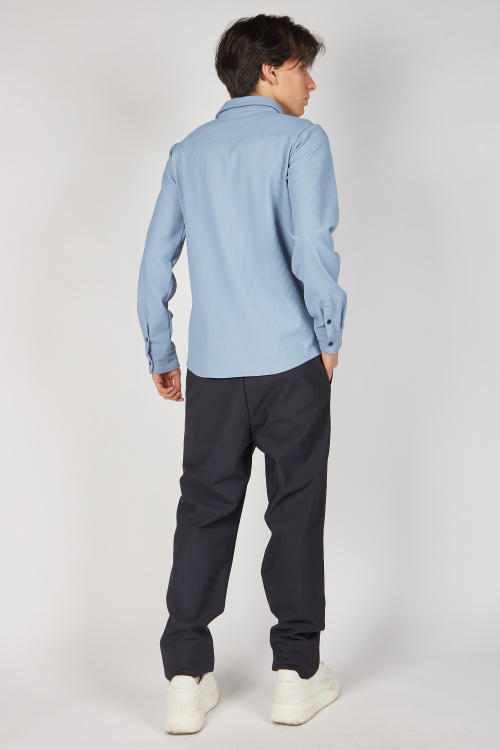Рубашка B-SH35231 (Голубой, 122-134)