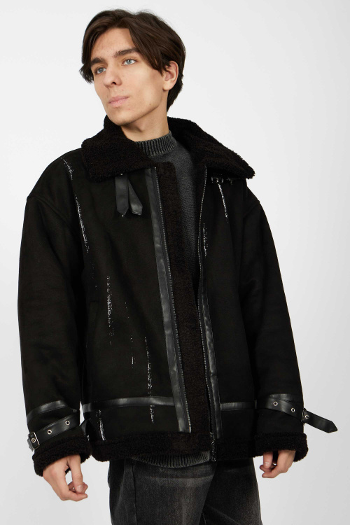 куртка B-JCK34633 (Черный, 140-170)