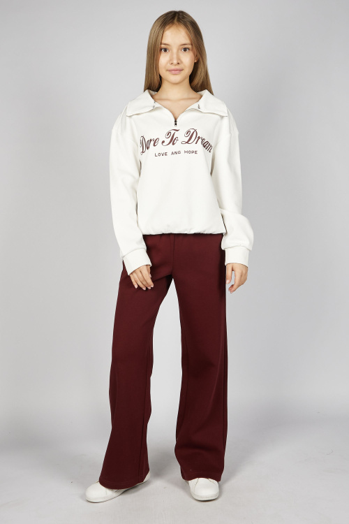 Брюки G-TR25409 (бордовый, 134-164)