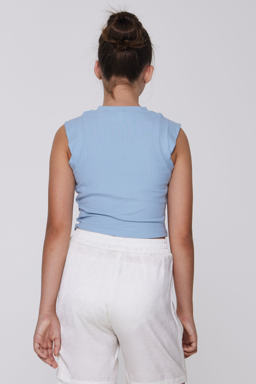 Жилет G-TS25065 (Джинс. синий, 134-164)