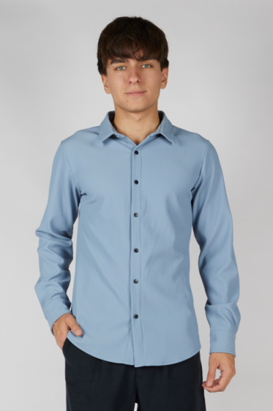 Рубашка B-SH35231-26 Miasin (Голубой, 122-134 (3 шт.))