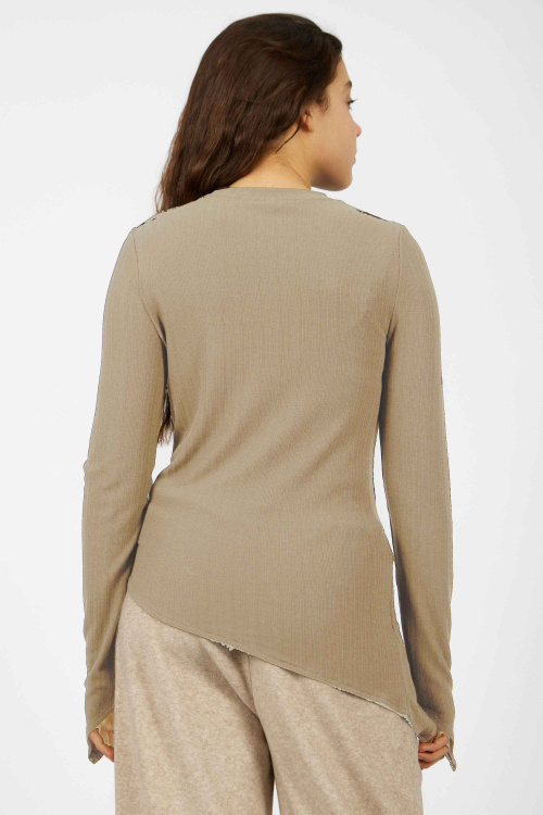 фуфайка G-TN24602 (Бежевый, 140-170)