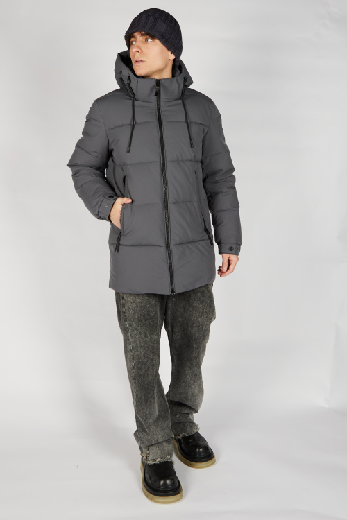 Пальто зимнее B-PLT36522 Miasin (Серый, 140-170)