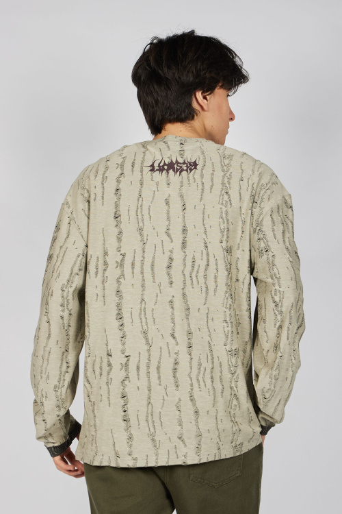 Лонгслив B-SW35445 (Бежевый, 140-170)