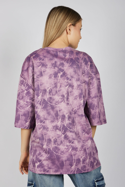 Футболка B-TS35443 (грязный сиреневый, 140-170)