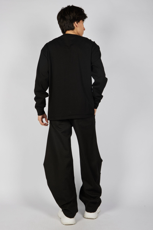 Лонгслив B-SW35444 (Черный, 140-170)