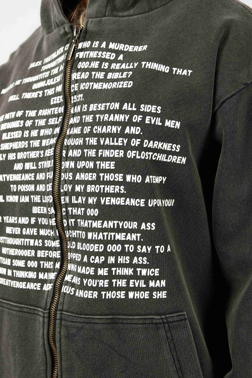 Толстовка на молнии (Черный, 140-170)