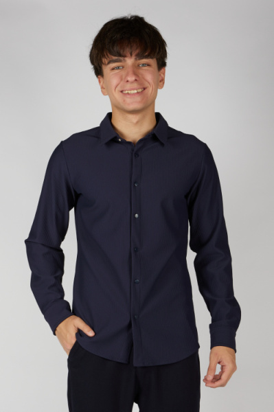 Рубашка B-SH35231-26 Miasin (Синий, 122-134 (3 шт.))