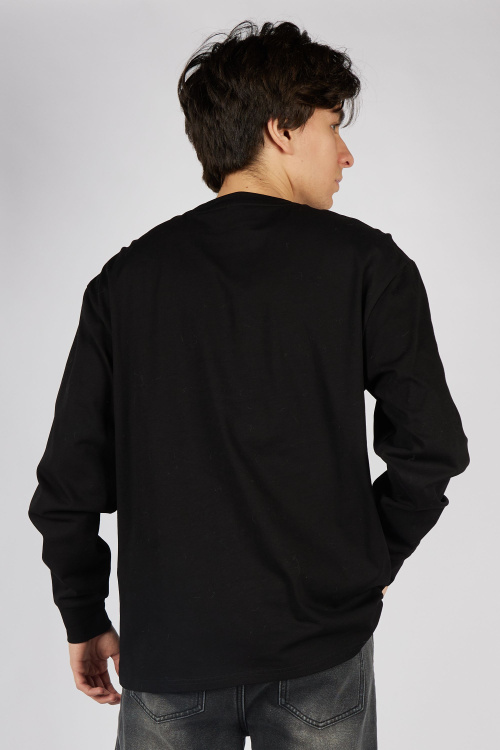 Лонгслив B-SW35444 (Черный, 140-170)