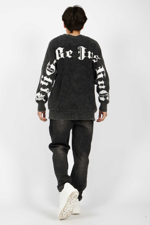 джемпер B-SW34675 (Черный, 140-170)