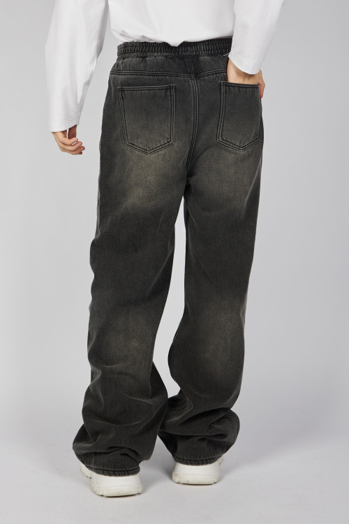 Джинсы B-JN35481 (джин. черный, 140-170)