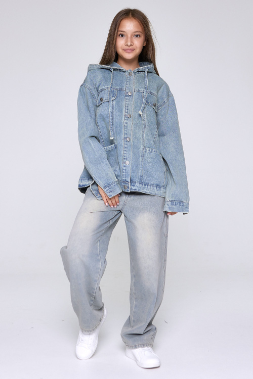 Джинсы G-JN25138 (Джинс. синий, 134-164)