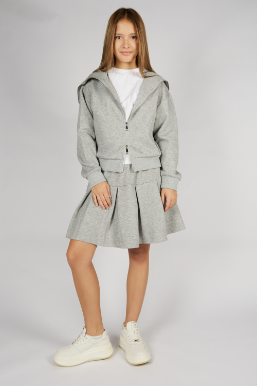 Толстовка на молнии G-HDZ26266 Miasin (Серый, 122-128 (2 шт.))