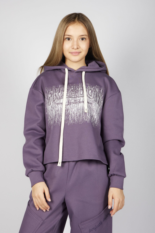 Худи G-HD25459 (грязный сиреневый, 134-164)