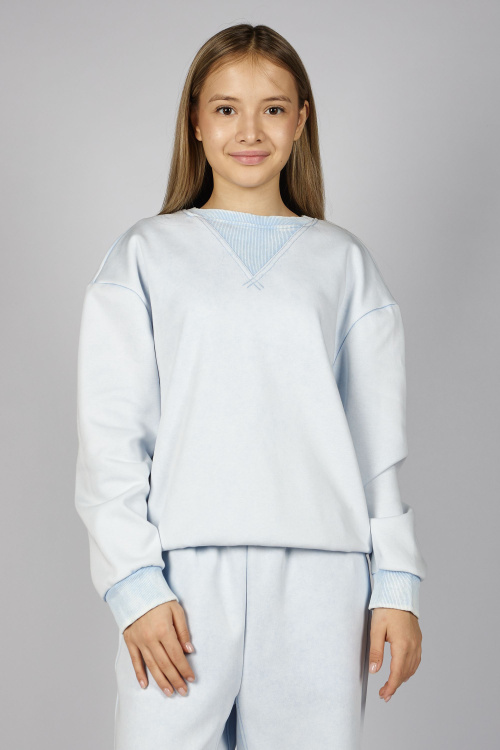 джемпер B-SW35461 (Голубой, 140-170)