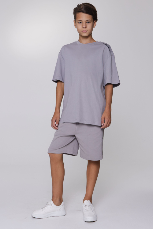 Футболка B-TS35195 (Серый, 140-170)