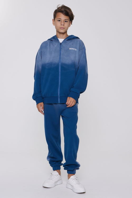 Бомбер B-HDZ35124 (Джинс. синий, 140-170)