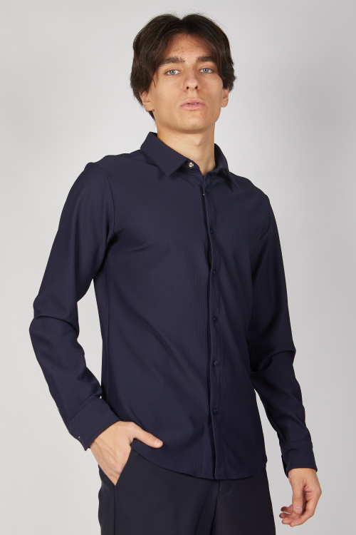 Рубашка B-SH35231 (Синий, 122-134)